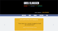 Desktop Screenshot of gregclaassen.com